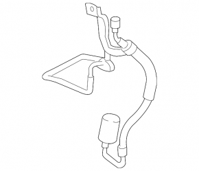Трубка кондиционера конденсер-компрессор Lexus RX400h 06-07
