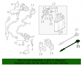 Лямбда-зонд второй VW Golf 15-18 1.8T