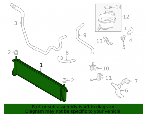 Radiator de racire inverter Toyota Rav4 13-18 nou original