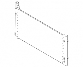 Radiator condensator aer condiționat pentru Land Rover Discovery Sport 20-25, 2.0L