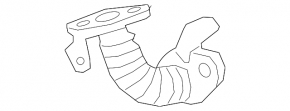 Трубка ЕГР короткая Mitsubishi Outlander 22-26 2.5