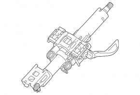 Рулевая колонка Nissan Rogue 21-21