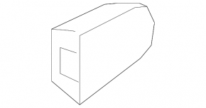 Заглушка внешней ручки передняя правая Subaru Impreza 17-23 GK хром
