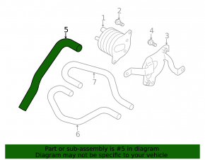 Țeavă de răcire ATF de la radiator pentru Subaru Forester 14-18 SJ, 2.5