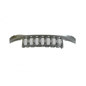 Решетка радиатора grill Jeep Compass 11-16 серая, без вставок