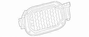 Корпус лючка бензобака Mercedes GLC 16-22