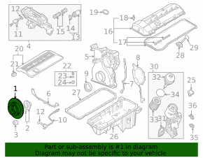Шкив коленвала BMW X3 E83 03-10 2.5 M54 3.0 M54