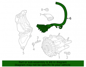 Силовой кабель через весь кузов Chevrolet Malibu 13-14 hybrid