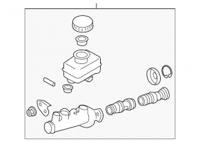 Главный тормозной цилиндр с бачком Subaru Forester 08-13 SH
