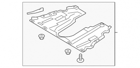 Защита двигателя Ford Fusion mk5 17-20