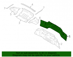 Panoul din spate al Ford Mustang mk6 15- 2 piese cabriolet