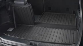 Коврик багажника резина Toyota Highlander 14-19 серый