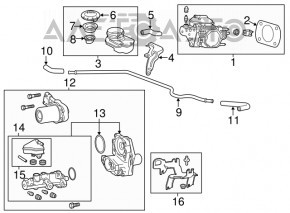 BRAKE PEDAL FEEL SIMULATOR Honda Accord 13-17 hybrid электро