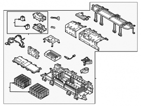 Baterie de acumulator VVB asamblată pentru Hyundai Sonata 20-
