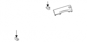 Накладка над рулем Toyota Prius 20 04-05
