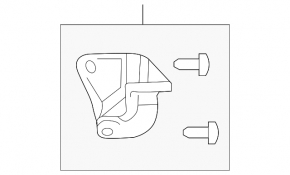 Suport exterior inferior far stânga Toyota Rav4 13-15