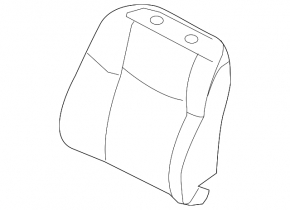 Scaun șofer Nissan Murano z52 19-24 fără airbag, mecanic, velur negru, cusături albe