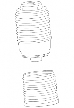 Pernă pneumatică spate stânga pentru Mercedes X167 GLS 450 580 20-26