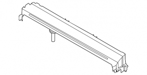 Cadru superior de montare a radiatorului pentru BMW 7 G70 23-25