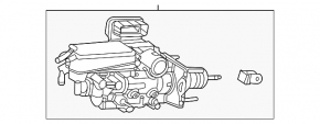 Главный тормозной цилиндр в сборе Toyota Sienna 21-26