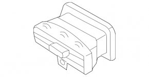 Deflector de conducte de aer Torpedo stânga Ford Mustang mk6 15 - negru