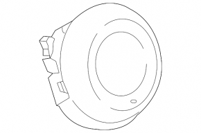 Подушка безопасности airbag в руль водительская Mazda CX-5 17-25 черная