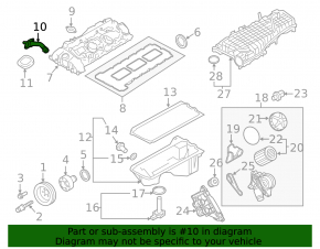 Трубка картерных газов BMW 3 GT F34 14-19 N55