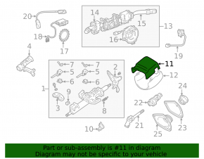Обрамление рулевой колонки Lexus RX300 98-03