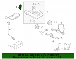 Кнопка Start-Stop Audi A3 8V 15-16 4d