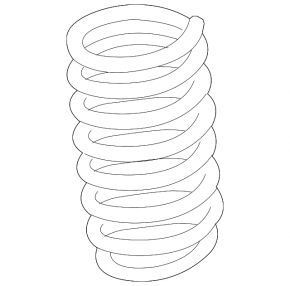 Пружина передняя левая BMW 5 F10 11-16 2.0T, 3.0T