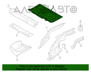 Корыто багажника Mini Cooper F56 3d 14-24