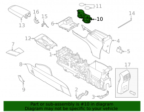 Suporturi de pahare pentru consola centrală Ford Bronco Sport 2021-26