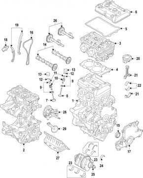Двигатель BMW i3 14-21 0.6 W20K06A