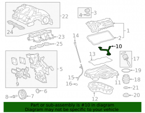 Маслоприемник Toyota Highlander 20-22 3.5