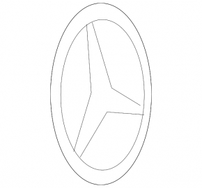Эмблема значок Mercedes двери багажника Mercedes X164 GL