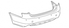 Bara spate neperforată pentru Lexus GS300 GS350 GS430 GS450h 06-07 fără senzori de parcare