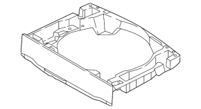 Поддон багажника без инструмента Mitsubishi Eclipse Cross 18-19