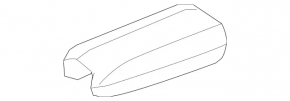 Подлокотник Mercedes W164 ML бежевый, с проводкой, царапины на хроме