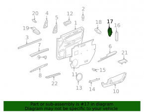Кнопка открывания двери багажника Mercedes W164 ML