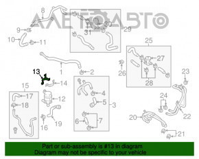 Кронштейн насоса системы охлаждения Porsche Cayenne 958 11-17