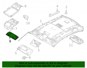 Накладка центральной консоли с подстаканником Nissan Sentra 20-23