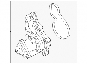 Помпа водяная Ford Escape MK4 20-22 1.5T