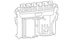 Блок ECU компьютер двигателя Land Rover Range Rover 20-21 3.0