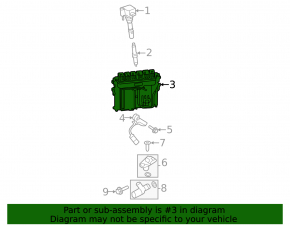 Блок ECU компьютер двигателя Land Rover Range Rover 20-21 3.0