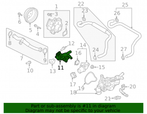 Корпус термостата Mazda 3 19-26 2.5 АКПП