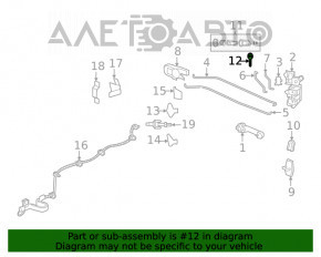 Ключ Jeep Compass 11-14 4 кнопки