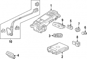 USB Hub Honda CRV 23-26