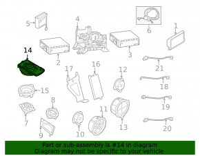 Сабвуфер Audi A4 B8 08-16