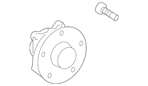 Ступица передняя правая Lexus GS300 GS350 GS430 GS450h 06-11 rwd
