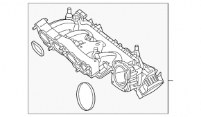 Коллектор впускной Infiniti QX30 17-19